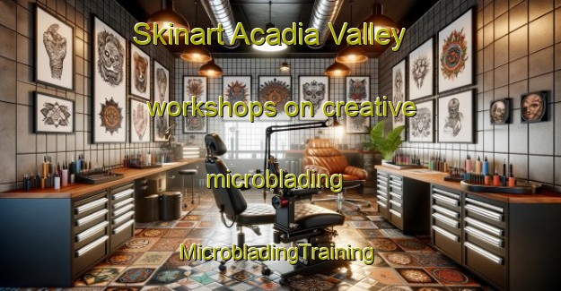 Skinart Acadia Valley workshops on creative microblading | #MicrobladingTraining #MicrobladingClasses #SkinartTraining-Canada