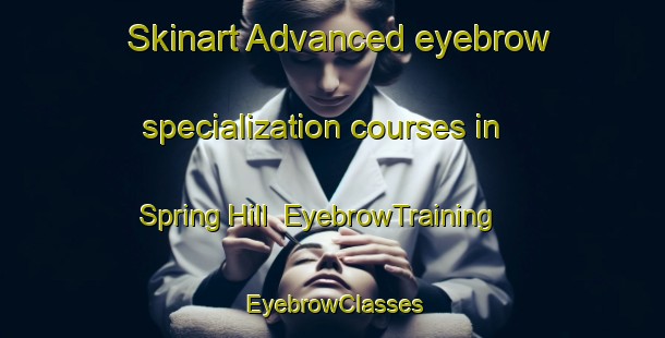 Skinart Advanced eyebrow specialization courses in Spring Hill | EyebrowTraining | EyebrowClasses | SkinartTraining-Canada