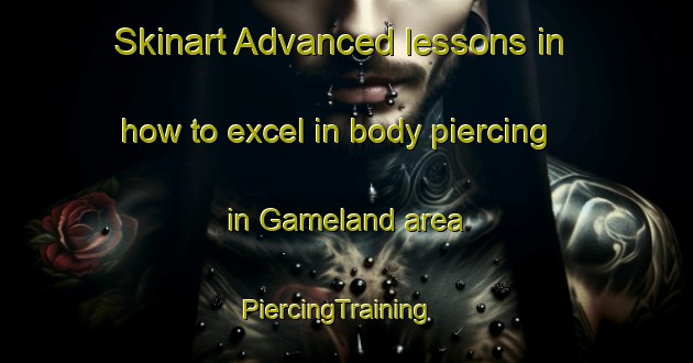 Skinart Advanced lessons in how to excel in body piercing in Gameland area | PiercingTraining | PiercingClasses | SkinartTraining-Canada