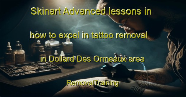 Skinart Advanced lessons in how to excel in tattoo removal in Dollard Des Ormeaux area | RemovalTraining | RemovalClasses | SkinartTraining-Canada