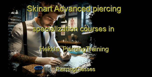 Skinart Advanced piercing specialization courses in Hekkla | #PiercingTraining #PiercingClasses #SkinartTraining-Canada