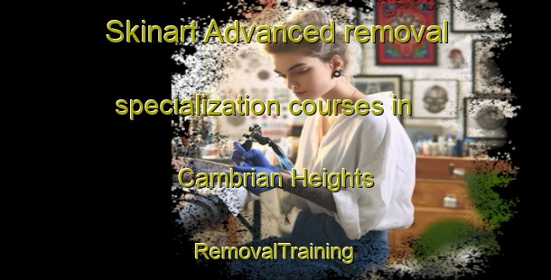 Skinart Advanced removal specialization courses in Cambrian Heights | RemovalTraining | RemovalClasses | SkinartTraining-Canada