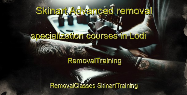 Skinart Advanced removal specialization courses in Lodi | #RemovalTraining #RemovalClasses #SkinartTraining-Canada