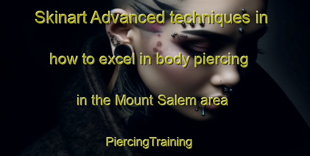 Skinart Advanced techniques in how to excel in body piercing in the Mount Salem area | PiercingTraining | PiercingClasses | SkinartTraining-Canada