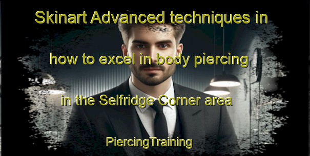 Skinart Advanced techniques in how to excel in body piercing in the Selfridge Corner area | PiercingTraining | PiercingClasses | SkinartTraining-Canada
