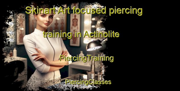 Skinart Art-focused piercing training in Actinolite | PiercingTraining | PiercingClasses | SkinartTraining-Canada