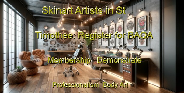 Skinart Artists in St Timothee: Register for BAQA Membership - Demonstrate Professionalism | Body Art Qualification Authority | BAQA-Canada