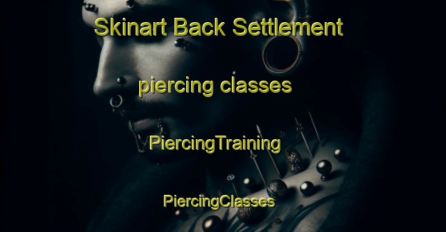 Skinart Back Settlement piercing classes | PiercingTraining | PiercingClasses | SkinartTraining-Canada
