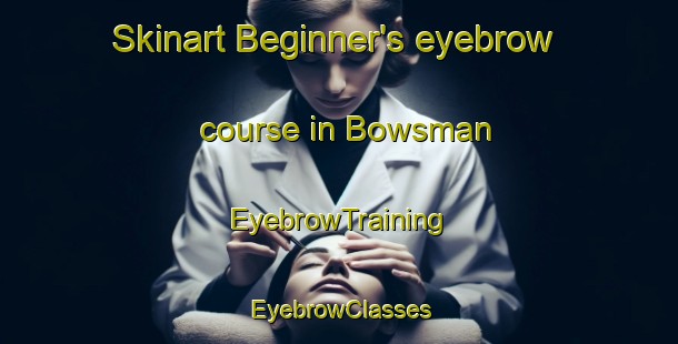 Skinart Beginner's eyebrow course in Bowsman | EyebrowTraining | EyebrowClasses | SkinartTraining-Canada