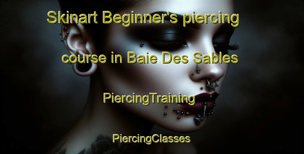 Skinart Beginner's piercing course in Baie Des Sables | #PiercingTraining #PiercingClasses #SkinartTraining-Canada