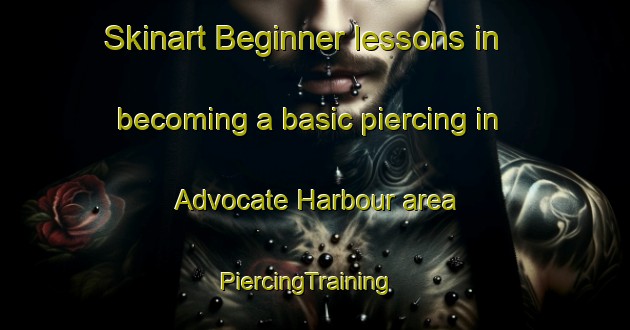 Skinart Beginner lessons in becoming a basic piercing in Advocate Harbour area | PiercingTraining | PiercingClasses | SkinartTraining-Canada