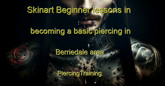 Skinart Beginner lessons in becoming a basic piercing in Berriedale area | PiercingTraining | PiercingClasses | SkinartTraining-Canada