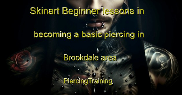 Skinart Beginner lessons in becoming a basic piercing in Brookdale area | PiercingTraining | PiercingClasses | SkinartTraining-Canada