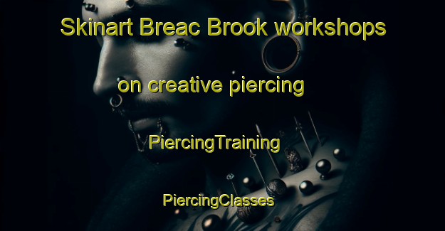Skinart Breac Brook workshops on creative piercing | PiercingTraining | PiercingClasses | SkinartTraining-Canada