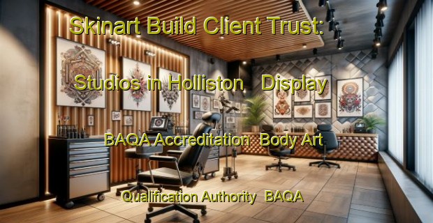 Skinart Build Client Trust: Studios in Holliston - Display BAQA Accreditation | Body Art Qualification Authority | BAQA-Canada