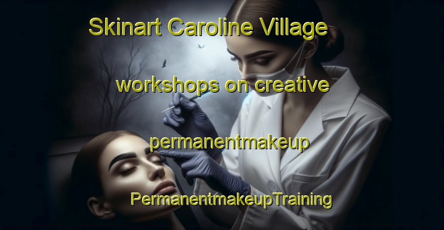 Skinart Caroline Village workshops on creative permanentmakeup | #PermanentmakeupTraining #PermanentmakeupClasses #SkinartTraining-Canada