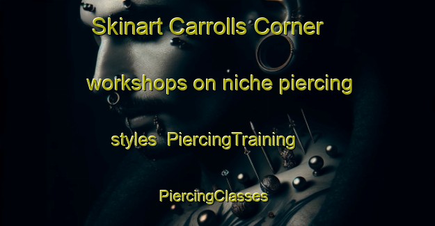 Skinart Carrolls Corner workshops on niche piercing styles | PiercingTraining | PiercingClasses | SkinartTraining-Canada