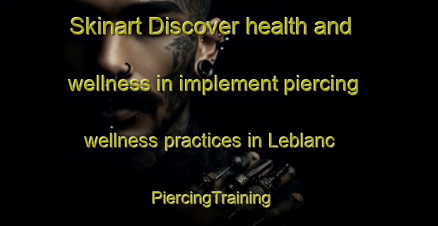 Skinart Discover health and wellness in implement piercing wellness practices in Leblanc | PiercingTraining | PiercingClasses | SkinartTraining-Canada