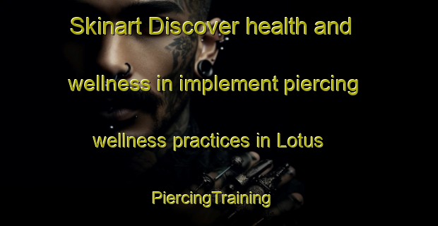 Skinart Discover health and wellness in implement piercing wellness practices in Lotus | PiercingTraining | PiercingClasses | SkinartTraining-Canada