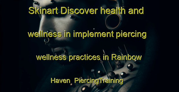 Skinart Discover health and wellness in implement piercing wellness practices in Rainbow Haven | PiercingTraining | PiercingClasses | SkinartTraining-Canada