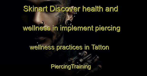 Skinart Discover health and wellness in implement piercing wellness practices in Tatton | PiercingTraining | PiercingClasses | SkinartTraining-Canada