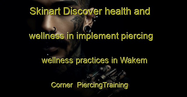 Skinart Discover health and wellness in implement piercing wellness practices in Wakem Corner | PiercingTraining | PiercingClasses | SkinartTraining-Canada