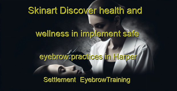 Skinart Discover health and wellness in implement safe eyebrow practices in Harper Settlement | EyebrowTraining | EyebrowClasses | SkinartTraining-Canada