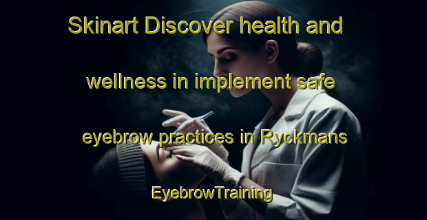 Skinart Discover health and wellness in implement safe eyebrow practices in Ryckmans | EyebrowTraining | EyebrowClasses | SkinartTraining-Canada