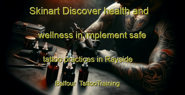 Skinart Discover health and wellness in implement safe tattoo practices in Rayside Balfour | TattooTraining | TattooClasses | SkinartTraining-Canada