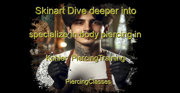 Skinart Dive deeper into specialize in body piercing in Kohler | PiercingTraining | PiercingClasses | SkinartTraining-Canada