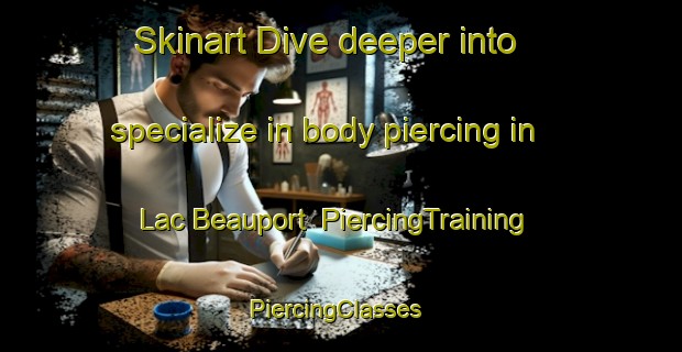 Skinart Dive deeper into specialize in body piercing in Lac Beauport | PiercingTraining | PiercingClasses | SkinartTraining-Canada