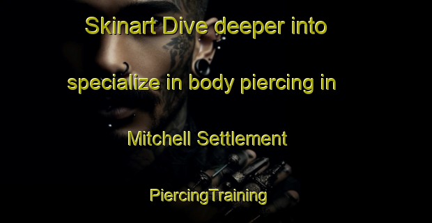 Skinart Dive deeper into specialize in body piercing in Mitchell Settlement | PiercingTraining | PiercingClasses | SkinartTraining-Canada