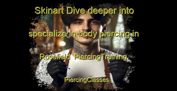 Skinart Dive deeper into specialize in body piercing in Rosefield | PiercingTraining | PiercingClasses | SkinartTraining-Canada