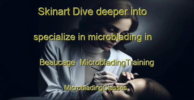 Skinart Dive deeper into specialize in microblading in Beaucage | MicrobladingTraining | MicrobladingClasses | SkinartTraining-Canada