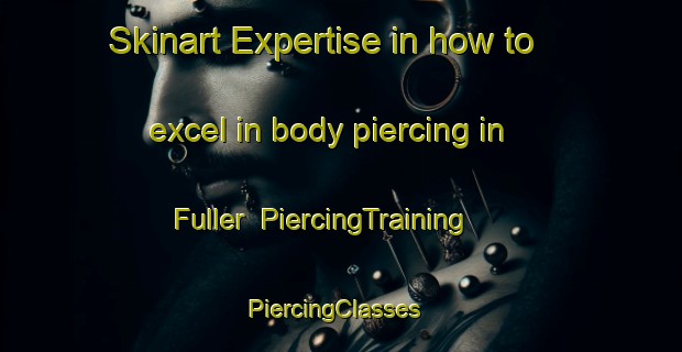 Skinart Expertise in how to excel in body piercing in Fuller | PiercingTraining | PiercingClasses | SkinartTraining-Canada