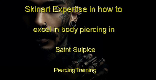 Skinart Expertise in how to excel in body piercing in Saint Sulpice | PiercingTraining | PiercingClasses | SkinartTraining-Canada