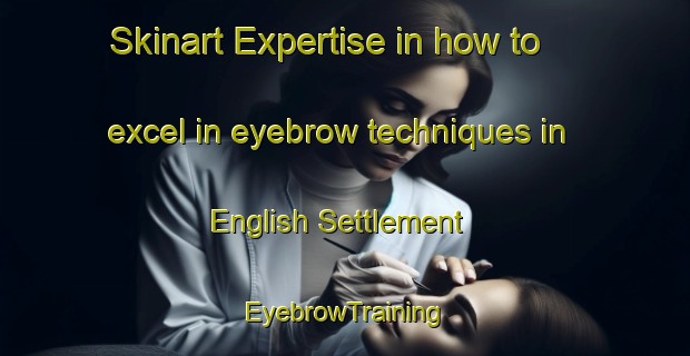 Skinart Expertise in how to excel in eyebrow techniques in English Settlement | EyebrowTraining | EyebrowClasses | SkinartTraining-Canada