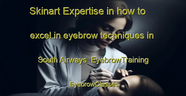Skinart Expertise in how to excel in eyebrow techniques in South Airways | EyebrowTraining | EyebrowClasses | SkinartTraining-Canada