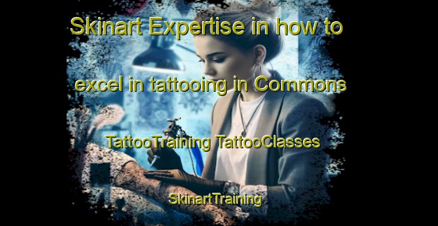 Skinart Expertise in how to excel in tattooing in Commons | #TattooTraining #TattooClasses #SkinartTraining-Canada