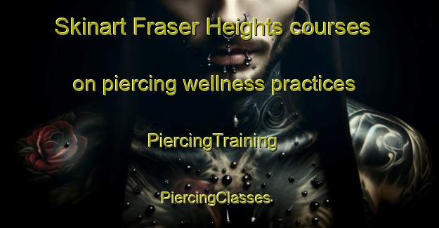 Skinart Fraser Heights courses on piercing wellness practices | PiercingTraining | PiercingClasses | SkinartTraining-Canada