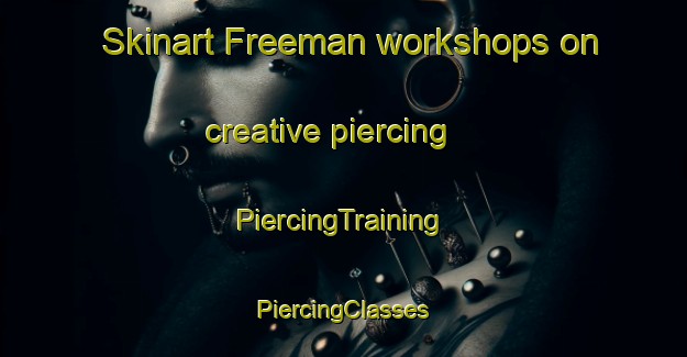 Skinart Freeman workshops on creative piercing | #PiercingTraining #PiercingClasses #SkinartTraining-Canada