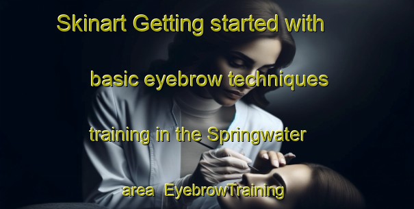 Skinart Getting started with basic eyebrow techniques training in the Springwater area | EyebrowTraining | EyebrowClasses | SkinartTraining-Canada