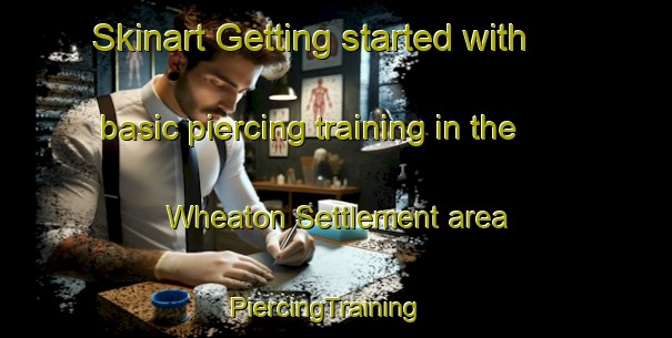 Skinart Getting started with basic piercing training in the Wheaton Settlement area | PiercingTraining | PiercingClasses | SkinartTraining-Canada
