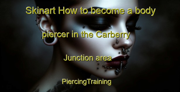 Skinart How to become a body piercer in the Carberry Junction area | PiercingTraining | PiercingClasses | SkinartTraining-Canada