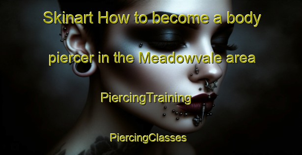 Skinart How to become a body piercer in the Meadowvale area | PiercingTraining | PiercingClasses | SkinartTraining-Canada