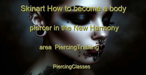 Skinart How to become a body piercer in the New Harmony area | PiercingTraining | PiercingClasses | SkinartTraining-Canada