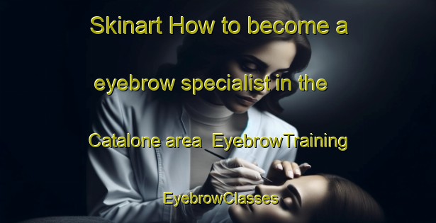 Skinart How to become a eyebrow specialist in the Catalone area | EyebrowTraining | EyebrowClasses | SkinartTraining-Canada