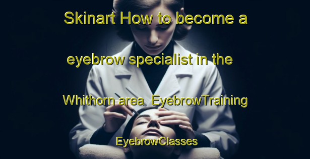 Skinart How to become a eyebrow specialist in the Whithorn area | EyebrowTraining | EyebrowClasses | SkinartTraining-Canada