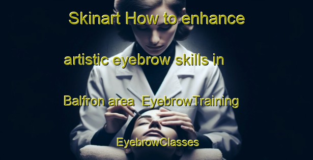 Skinart How to enhance artistic eyebrow skills in Balfron area | EyebrowTraining | EyebrowClasses | SkinartTraining-Canada