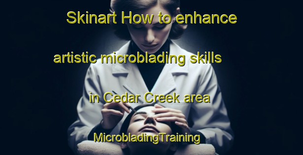 Skinart How to enhance artistic microblading skills in Cedar Creek area | MicrobladingTraining | MicrobladingClasses | SkinartTraining-Canada